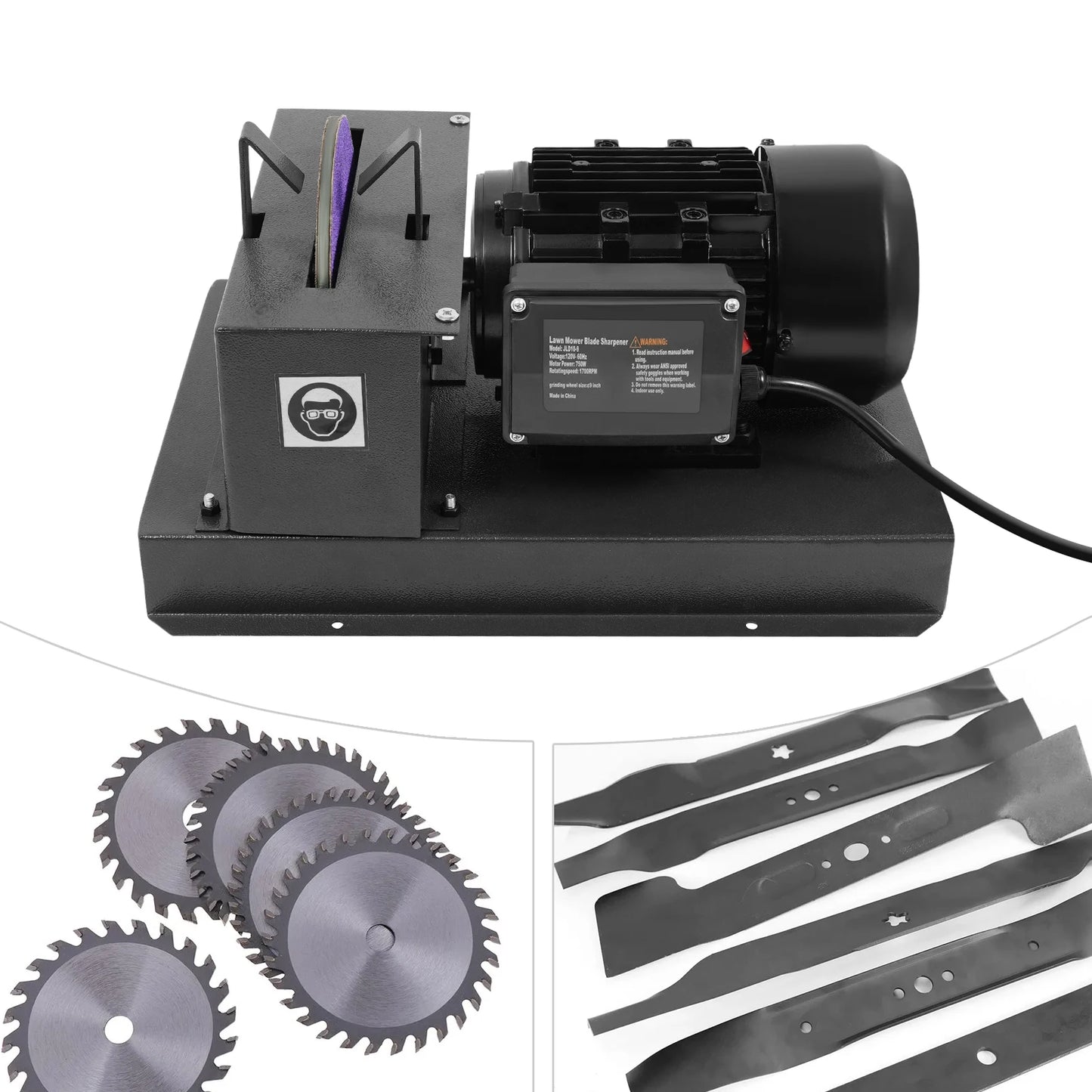 Lawn Mower Blade Grinder And Sharpener For Agriculture
