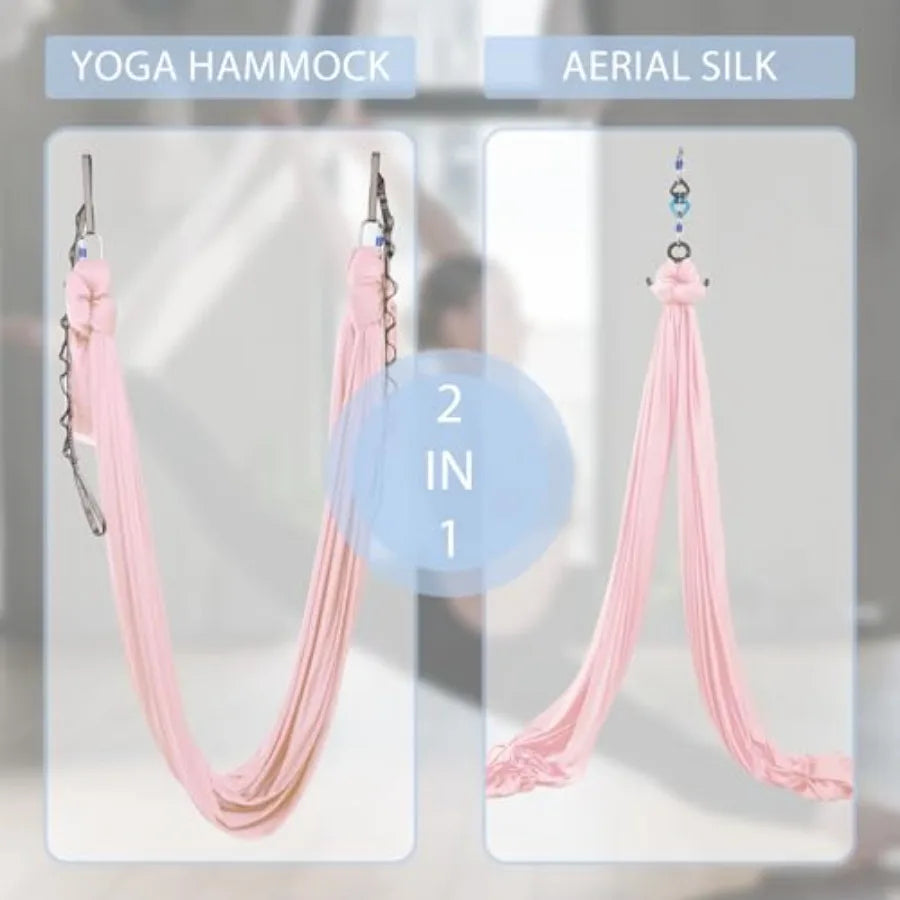 Aerial Silks Yoga Swing Set Anti Gravity Fitness Hammock