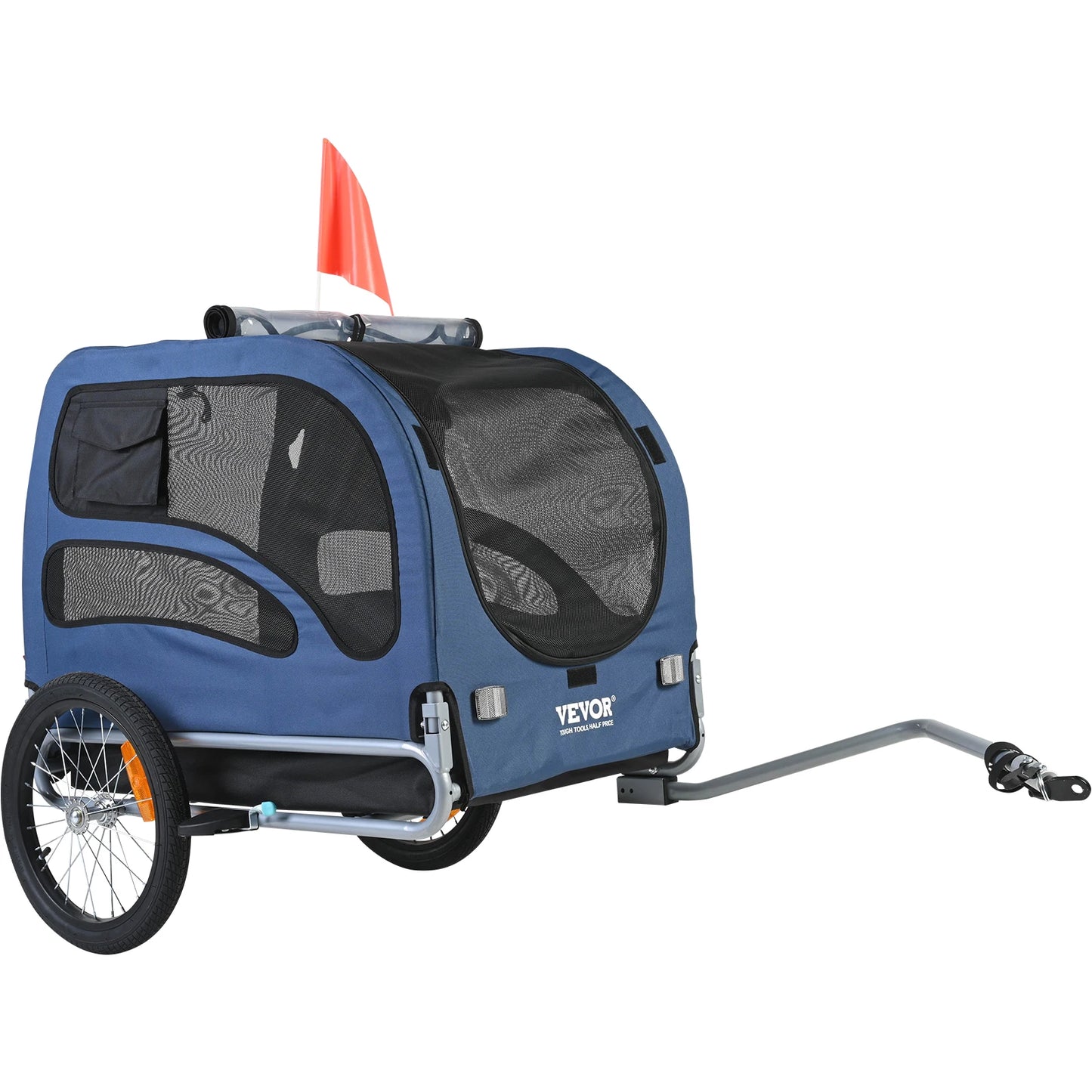Dog Bike Trailer Carrier With Coupler And Reflectors