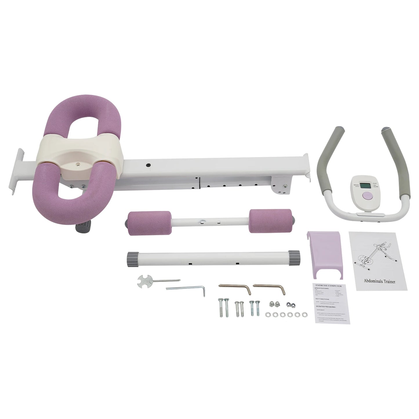 Abdominal Trainer Machine for Home Gym with Adjustable Incline