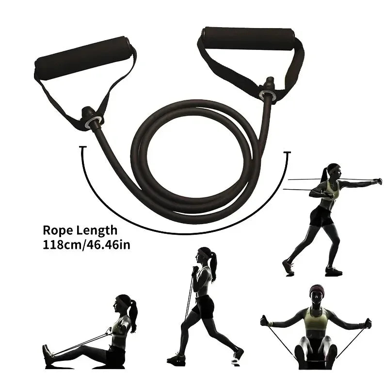 Resistance Bands With Handles For Home Gym And Portable Fitness