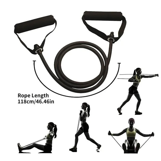 Resistance Bands With Handles For Home Gym And Portable Fitness