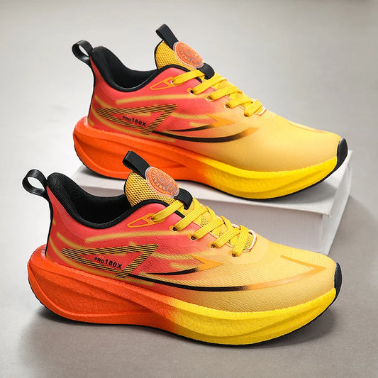 Fujian Unisex Running Shoes Breathable Cushioned Non Slip Sneakers
