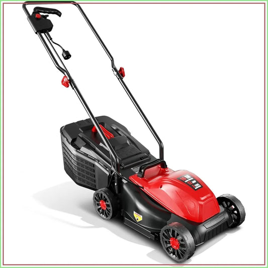 Electric Corded Push Lawn Mower With Instant Start Button