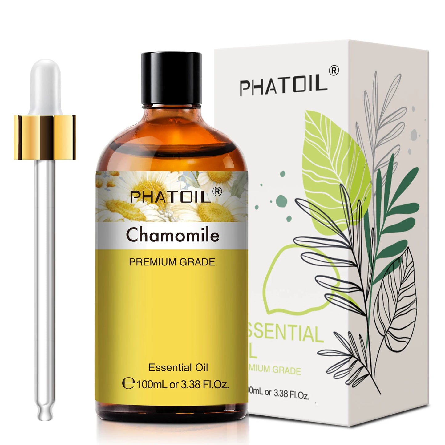 PHATOIL Pure Natural Essential Oils Lavender Jasmine Vanilla Eucalyptus
