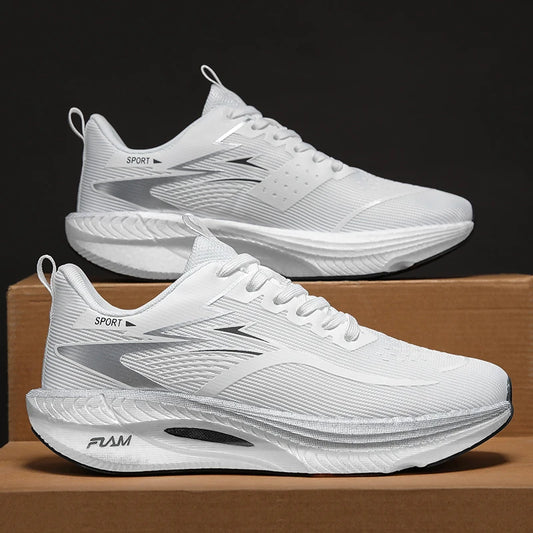 GENKCOATCN Unisex Running Shoes Breathable Lightweight Cushioned Sneakers