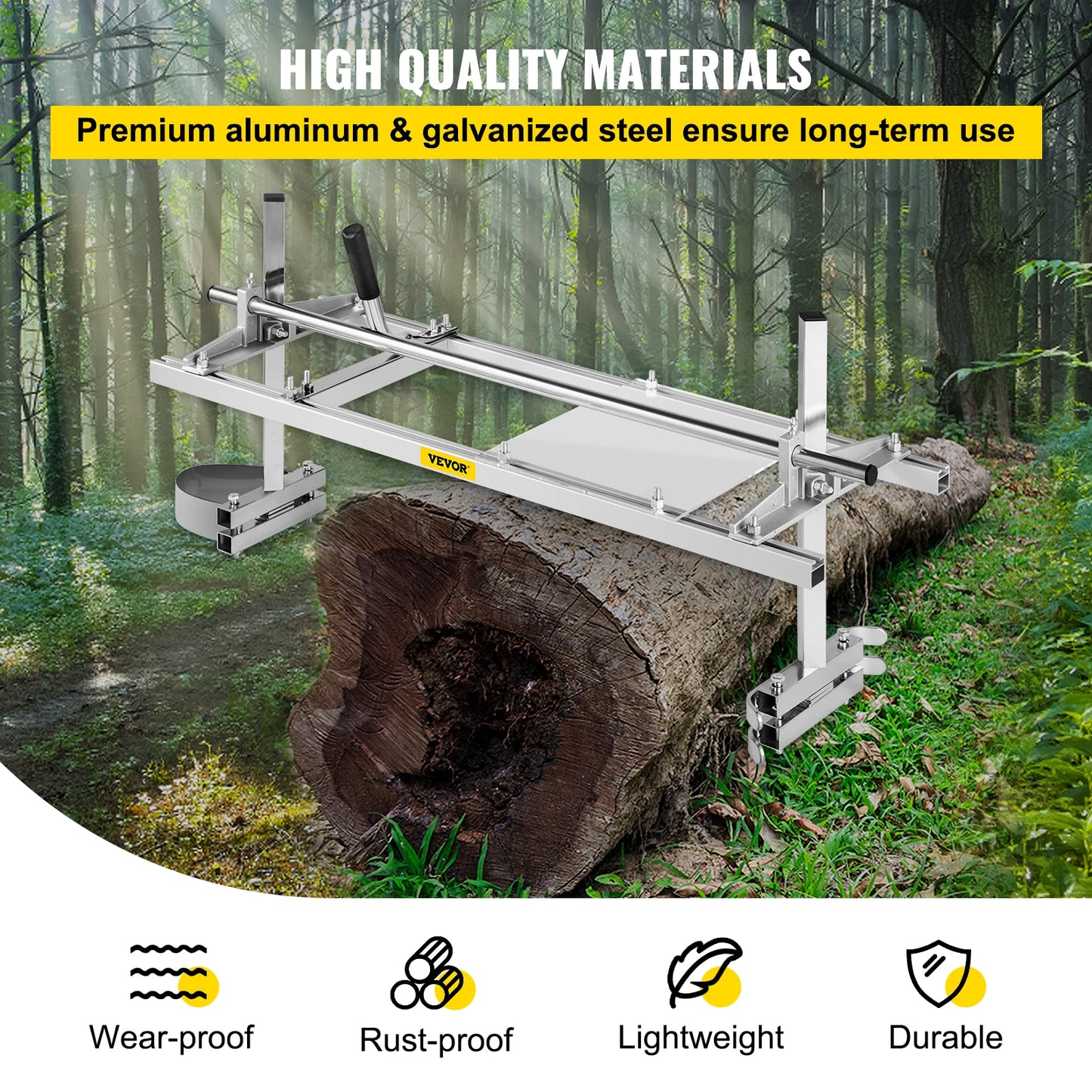 Portable Chainsaw Mill For Planking And Lumber Cutting
