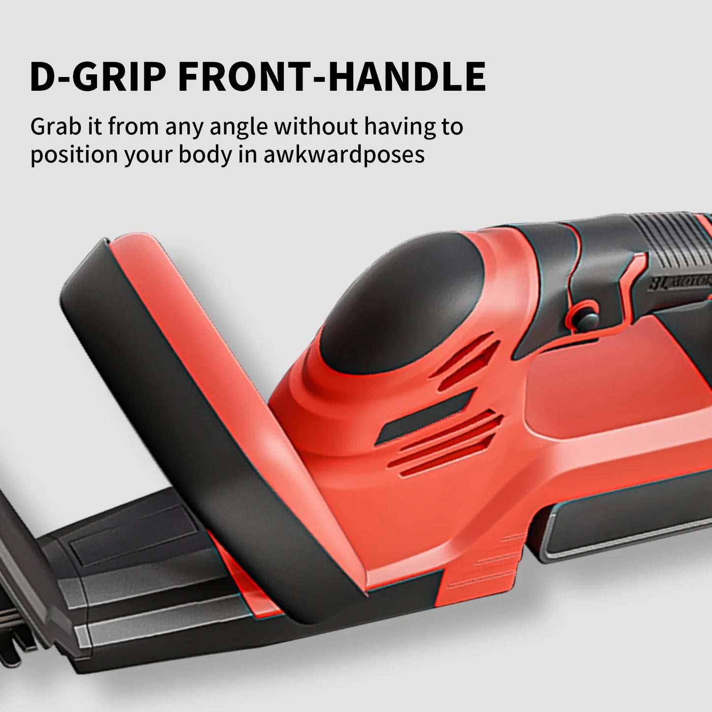 Cordless Hedge Trimmer With 21V Battery And Charger
