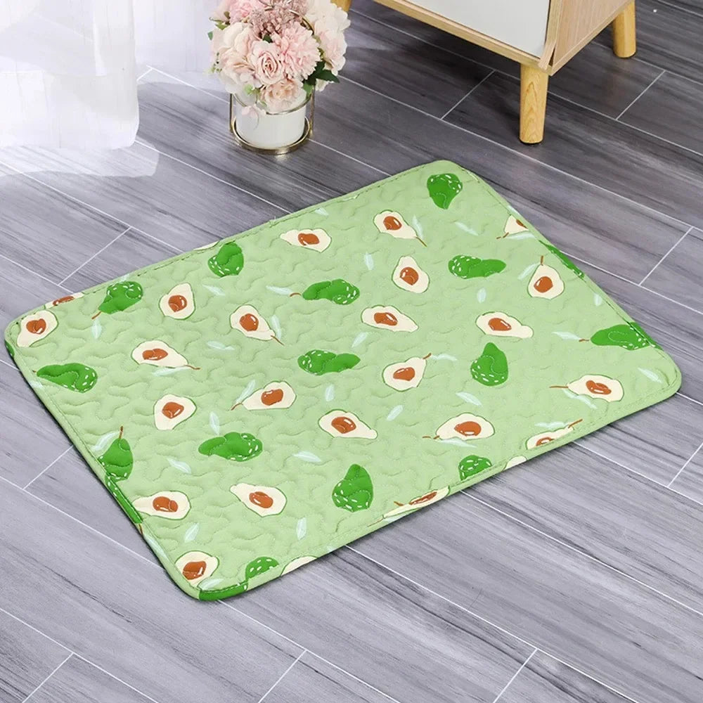 NONECN Cooling Ice Silk PetCare Bed Mat For Dogs Cats