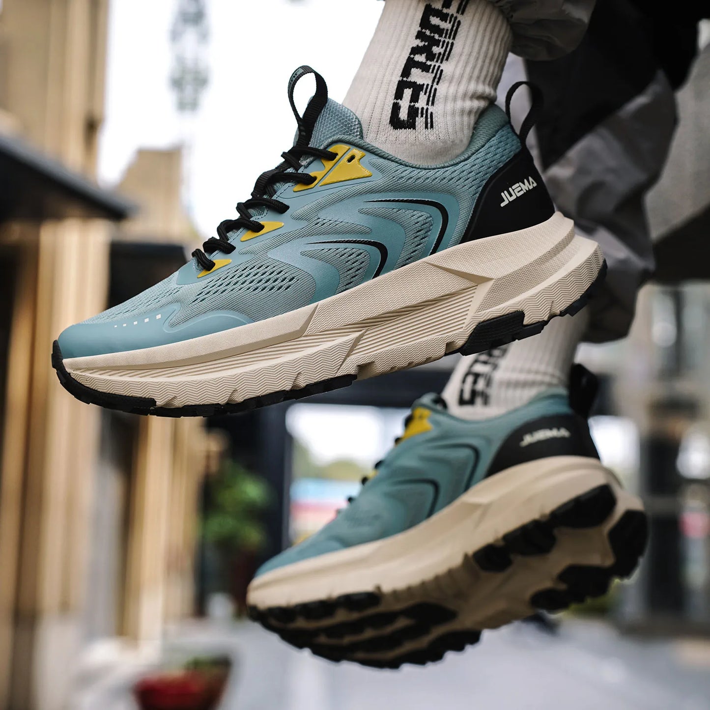 Unisex Running Shoes Cushioned Breathable Anti Slip For Marathon