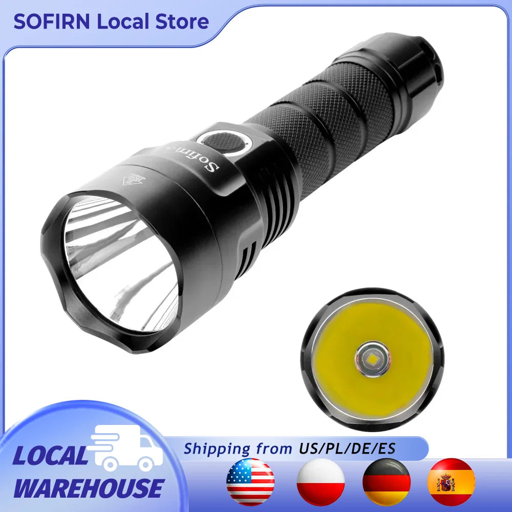 Sofirn C8G LED Flashlight 21700 Power Indicator Lantern
