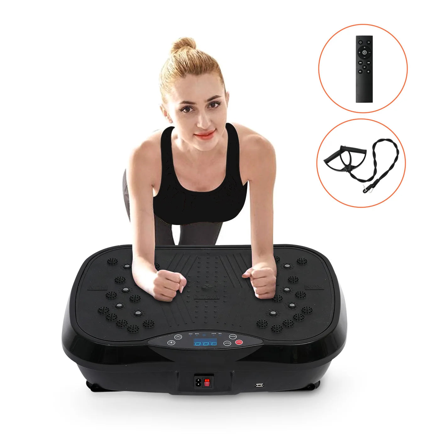 Vibration Plate Exercise Machine For Home EMS Fat Burning And Body Toning