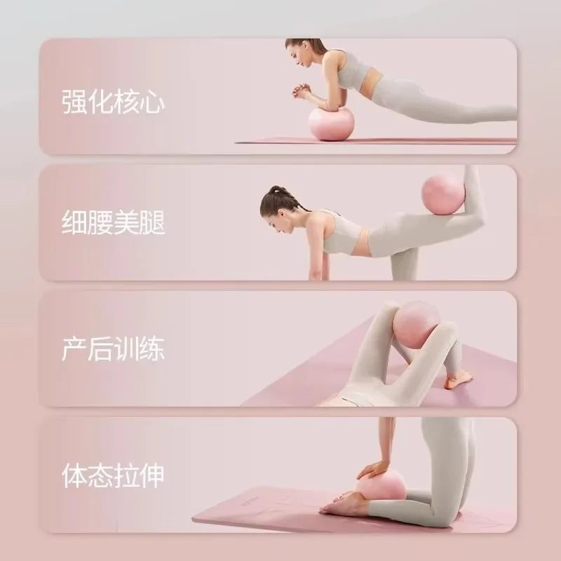 Pilates Mini Exercise Ball For Leg And Hip Sculpting