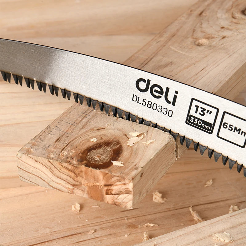 Deli Curved Hand Saw For Pruning And Gardening Tasks