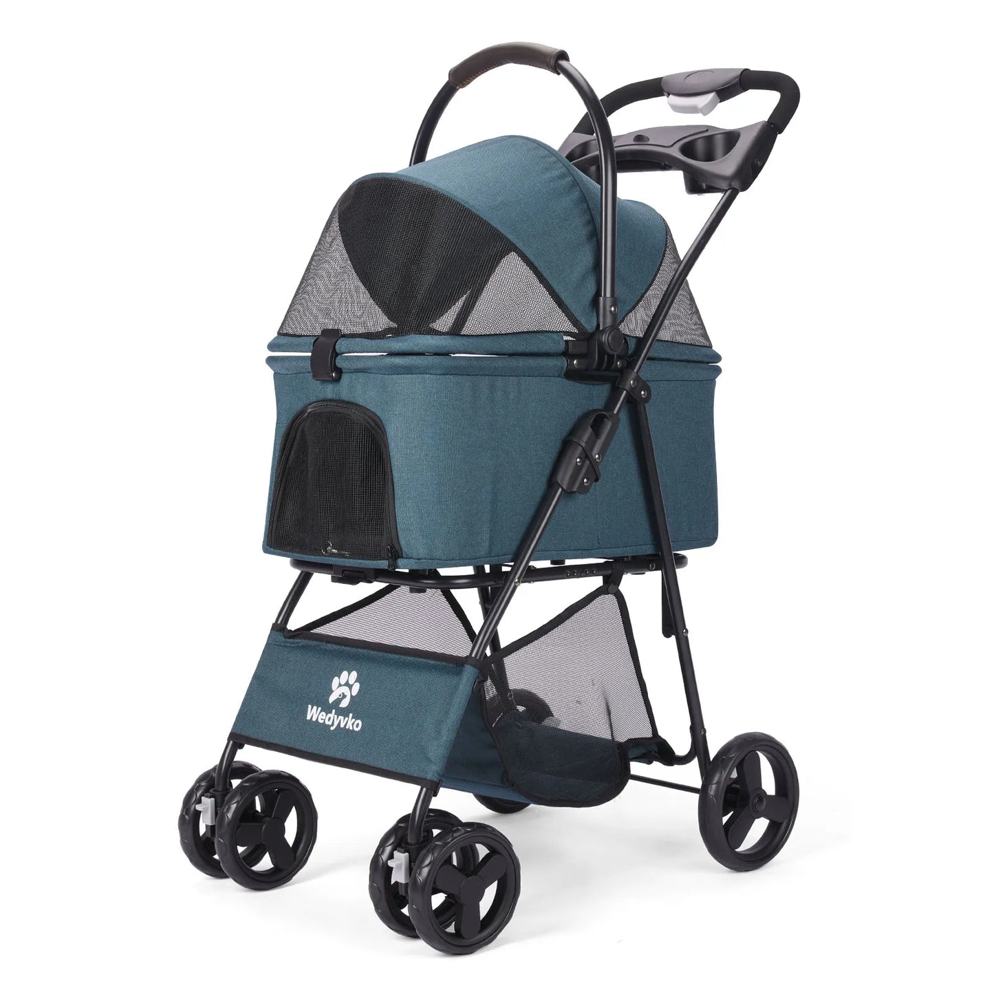 3 In 1 Pet Stroller With Removable Carrier For Small And Medium Pets