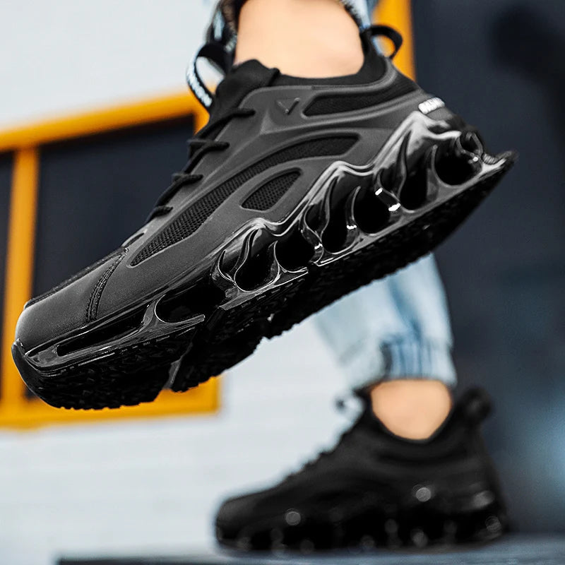 Men Casual Sneakers Lace Up Breathable Training Shoes