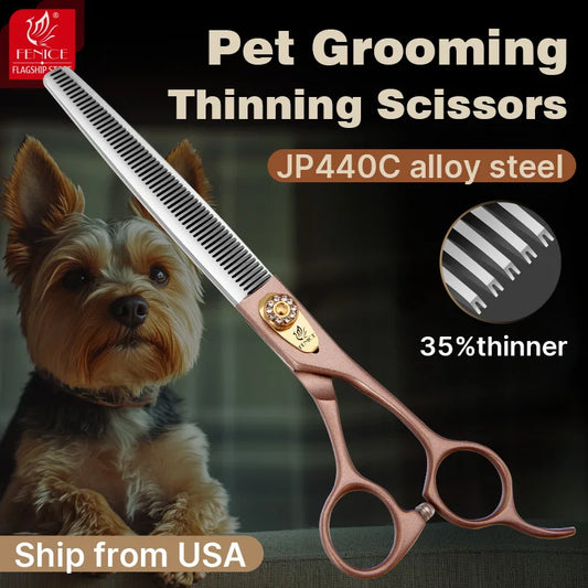Fenice JP440C Pet Grooming Thinning Scissors 35 Percent