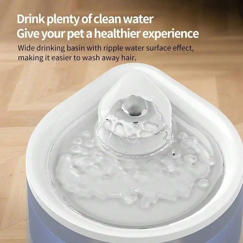 Wireless Cat Water Fountain USB Sensor Activated Dispenser
