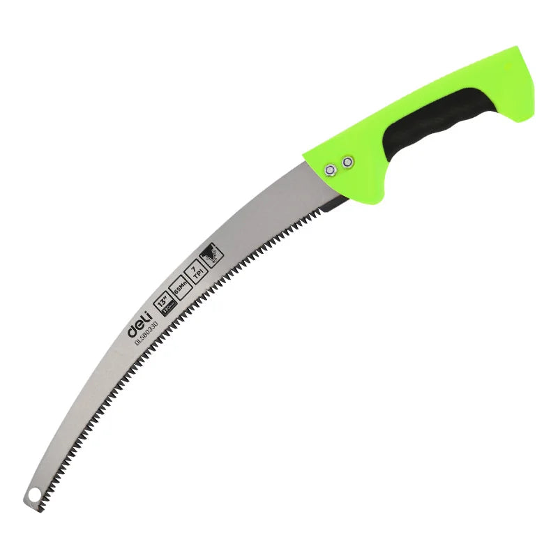 Deli Curved Hand Saw For Pruning And Gardening Tasks