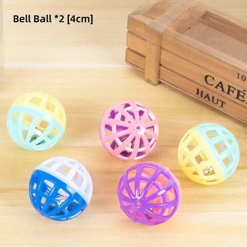 Interactive Cat Puzzle Toy Felt Box With Ball For Indoor Exercise