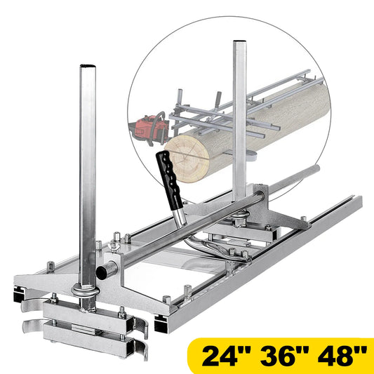 Chainsaw Mill Planking Milling Guide Bar Portable Aluminum Steel