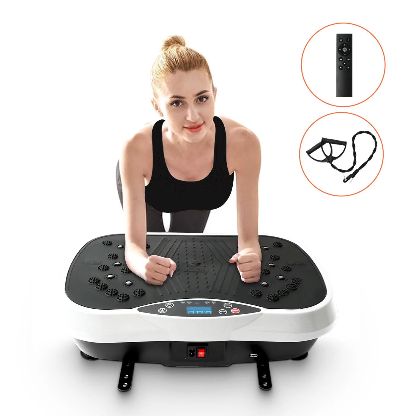 Vibration Plate Exercise Machine For Home EMS Fat Burning And Body Toning