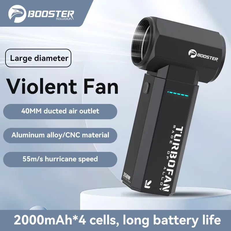 TF40 Portable Turbine Air Blower Type C Fast Charging Battery