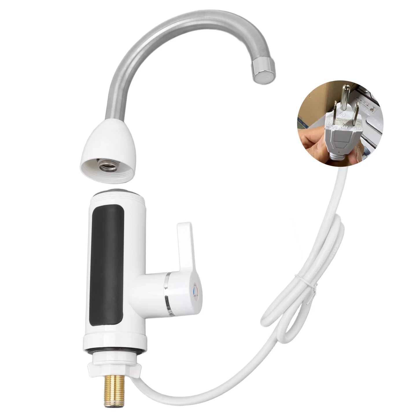 TOPINCN 3000W Instant Water Heater Faucet 360 Degree Tankless Kitchen