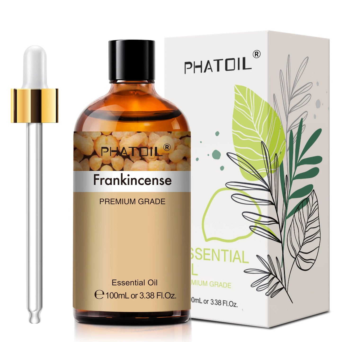 PHATOIL Pure Natural Essential Oils Lavender Jasmine Vanilla Eucalyptus