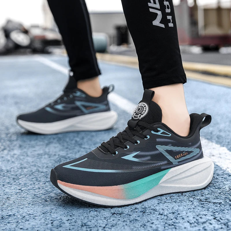 Fujian Unisex Running Shoes Breathable Cushioned Non Slip Sneakers