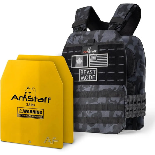 Tactical Weighted Vest - Adjustable Weight Vests - Versatile Wearable Vest for Fitness Workouts, Strength and Endurance Training