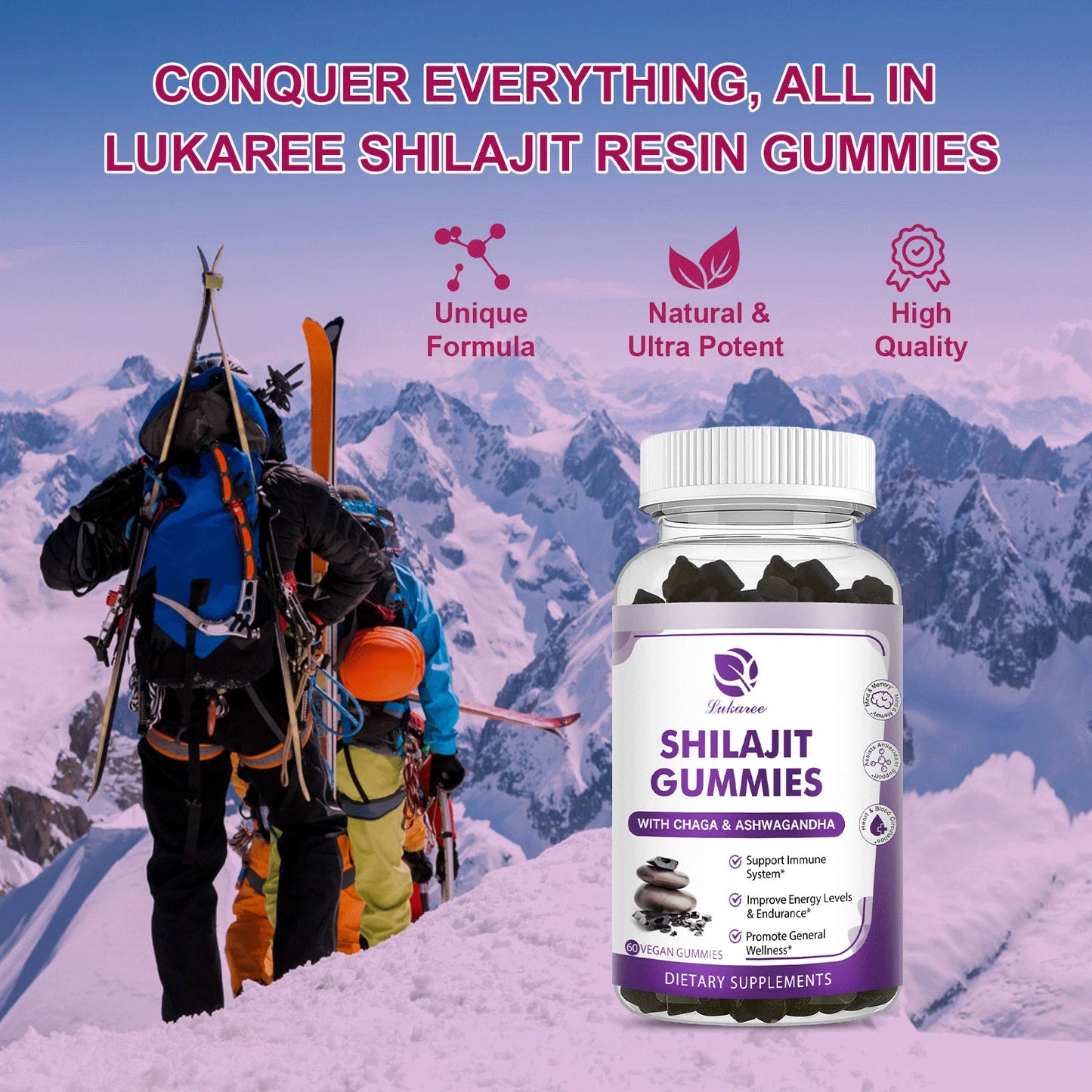 Beworths Shilajit Gummies 13 In 1 Mineral Health Supplement