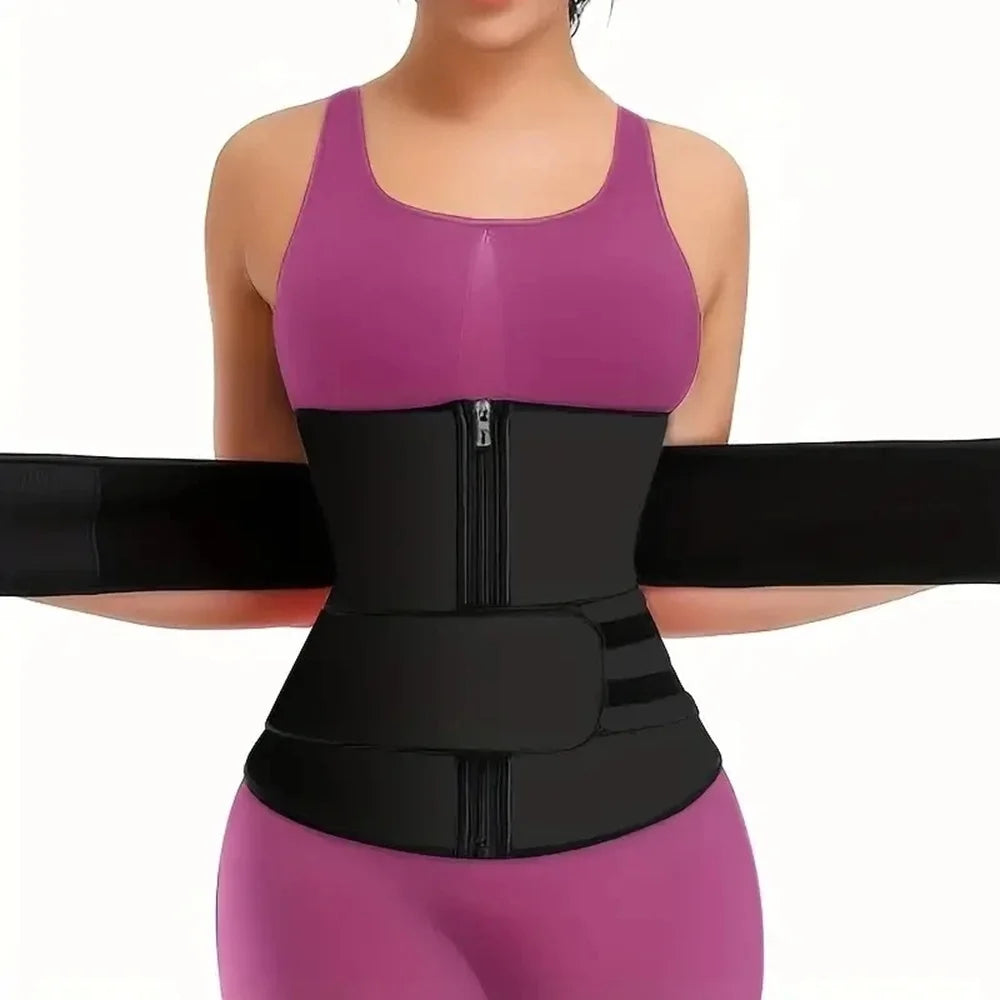 Waist Trainer Slimming Shapewear Belt Girdle Sweat Trimmer Workout