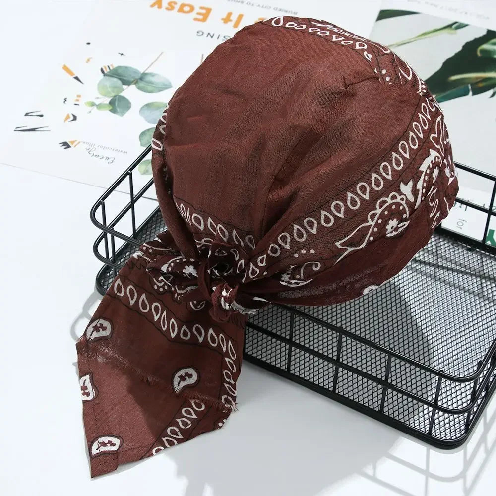 NONECN Quick Dry Headscarf Bandana Turban Hat for Outdoor Sports