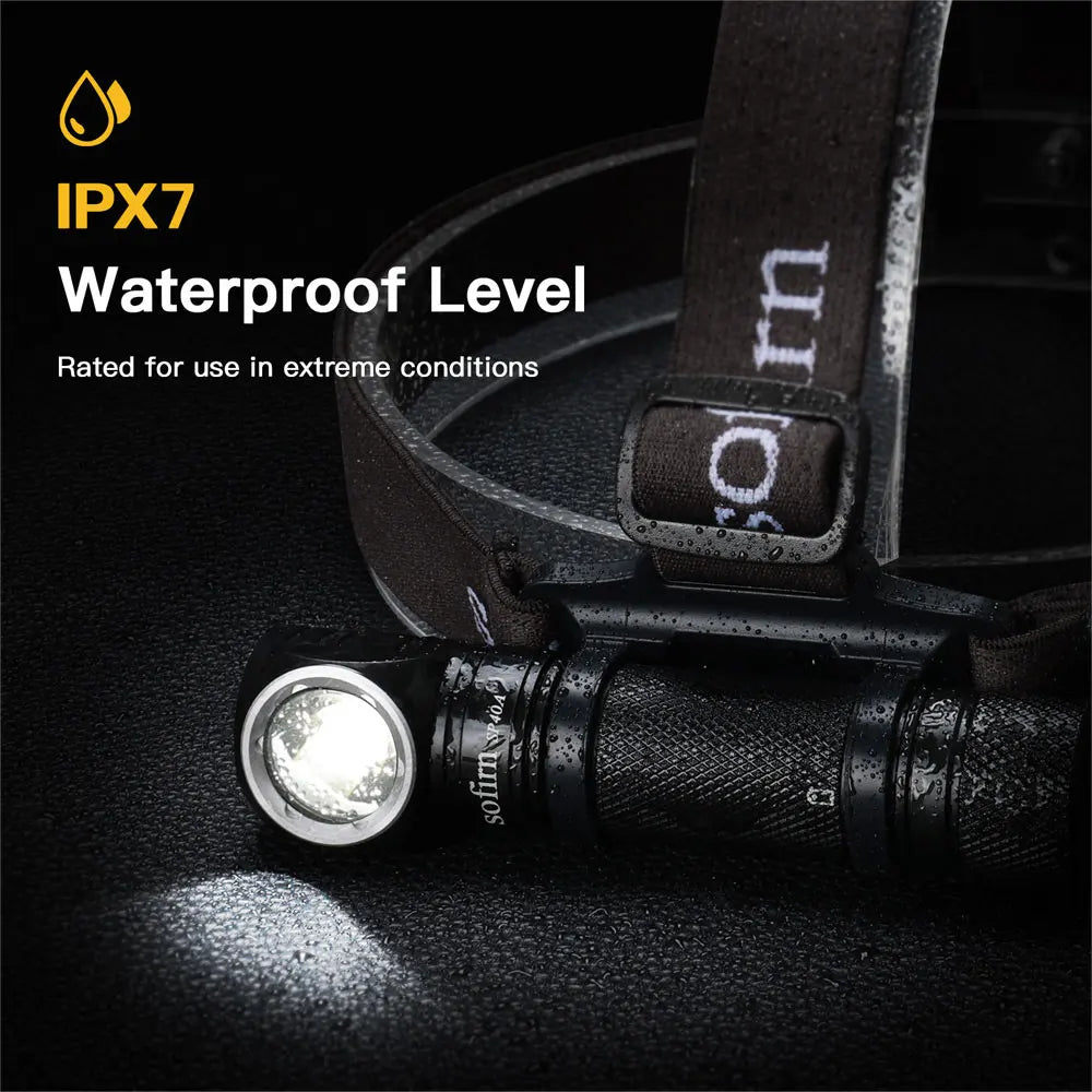 Sofirn SP40A TIR Optics Headlamp USB Rechargeable 1200 Lumen