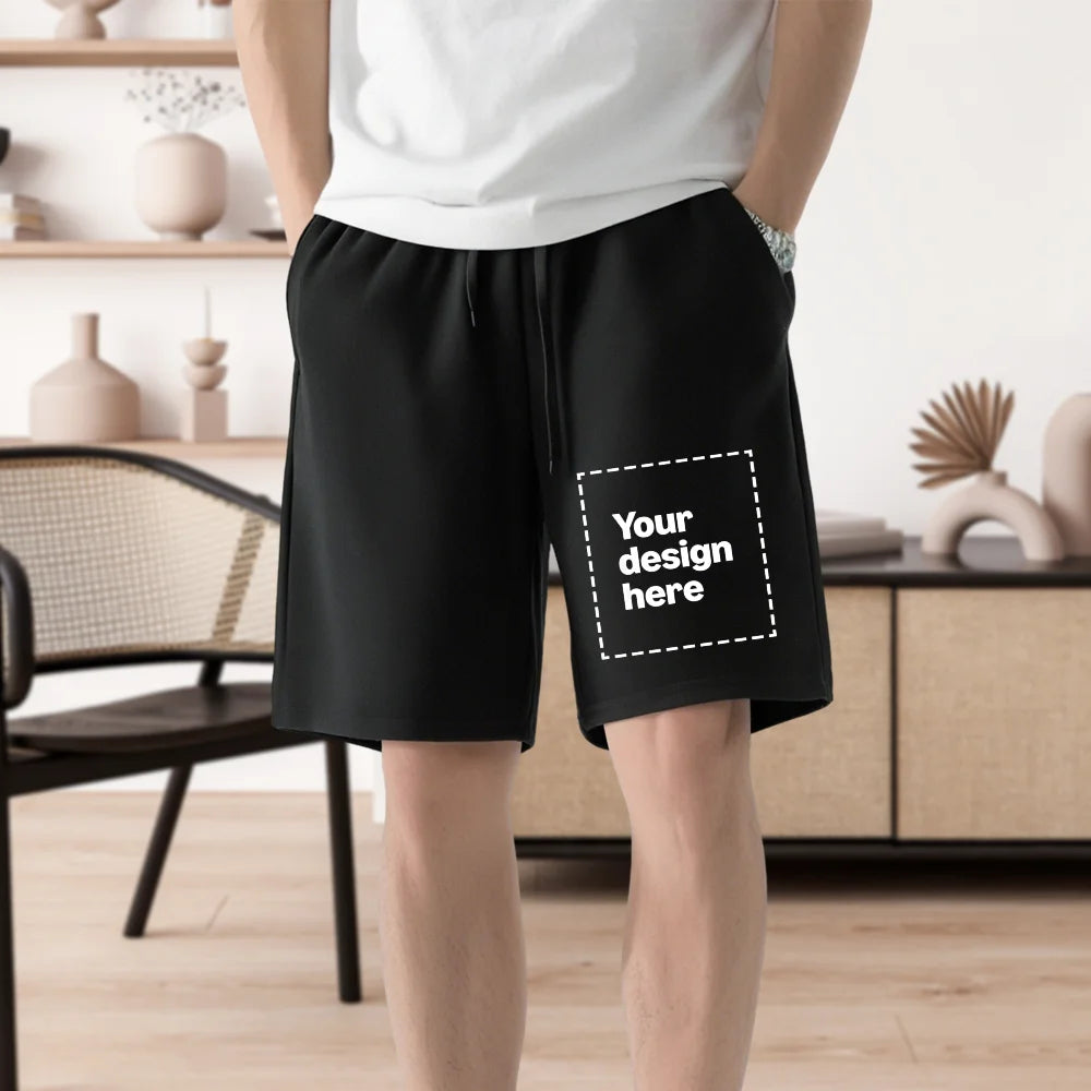 Custom Image Front Print Shorts For Men On Demand Apparel