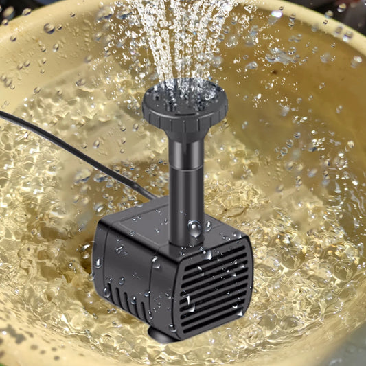 HOSPORTH Solar Fountain Pond Pump Kit With Nozzles
