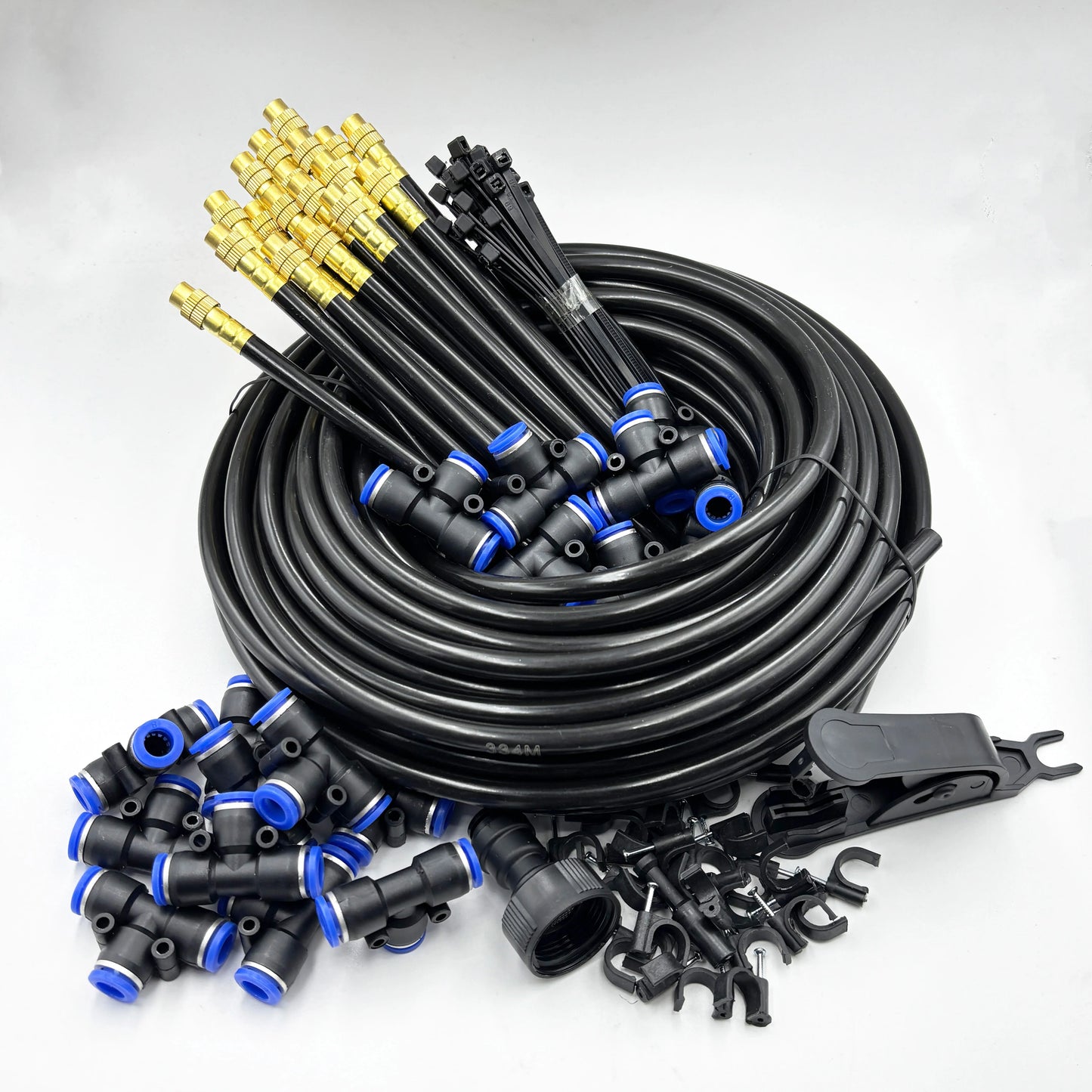 GEEIRR Irrigation Spray Nozzles Kit for Greenhouse Plants Misting