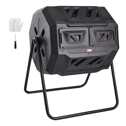 SucceBuy Tumbling Composter for Garden and Kitchen Use