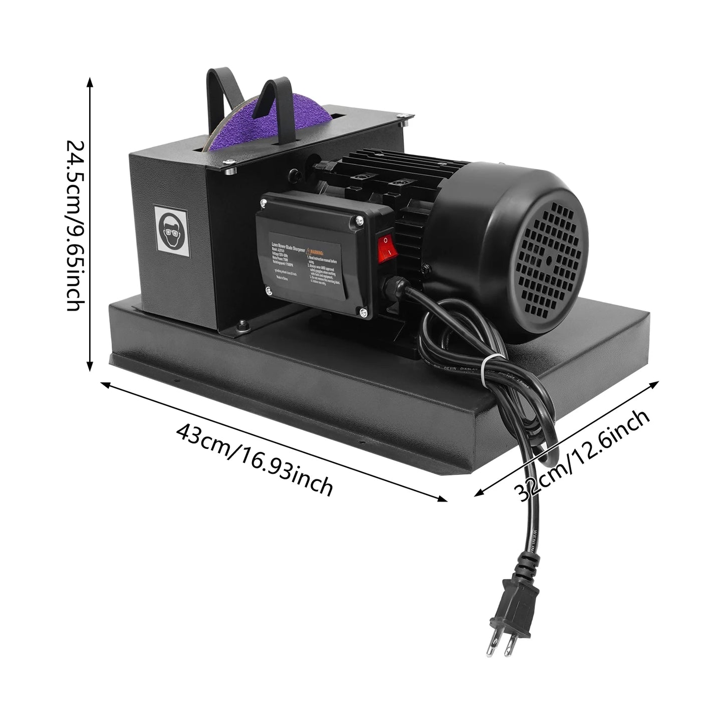 Lawn Mower Blade Grinder And Sharpener For Agriculture