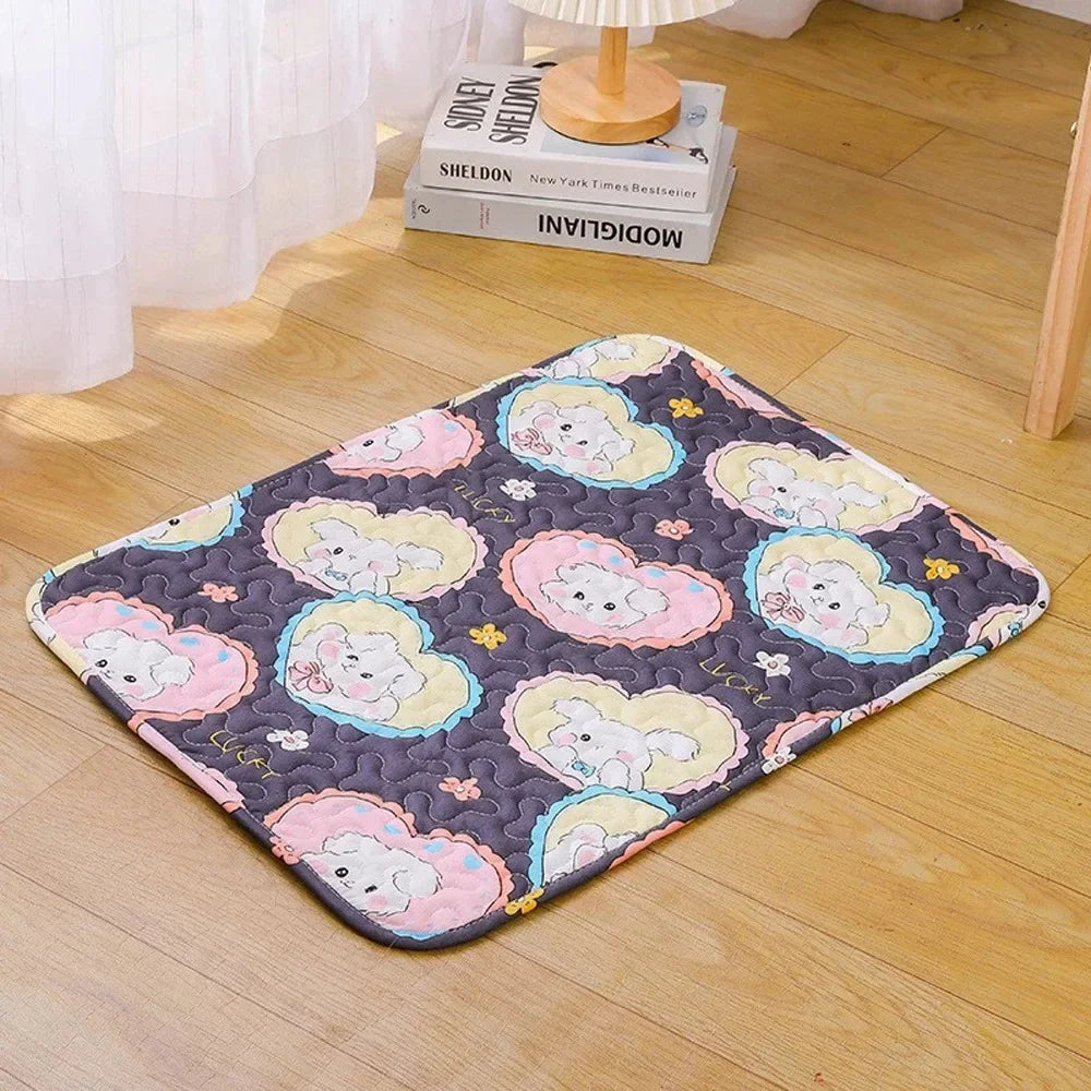 NONECN Cooling Ice Silk PetCare Bed Mat For Dogs Cats