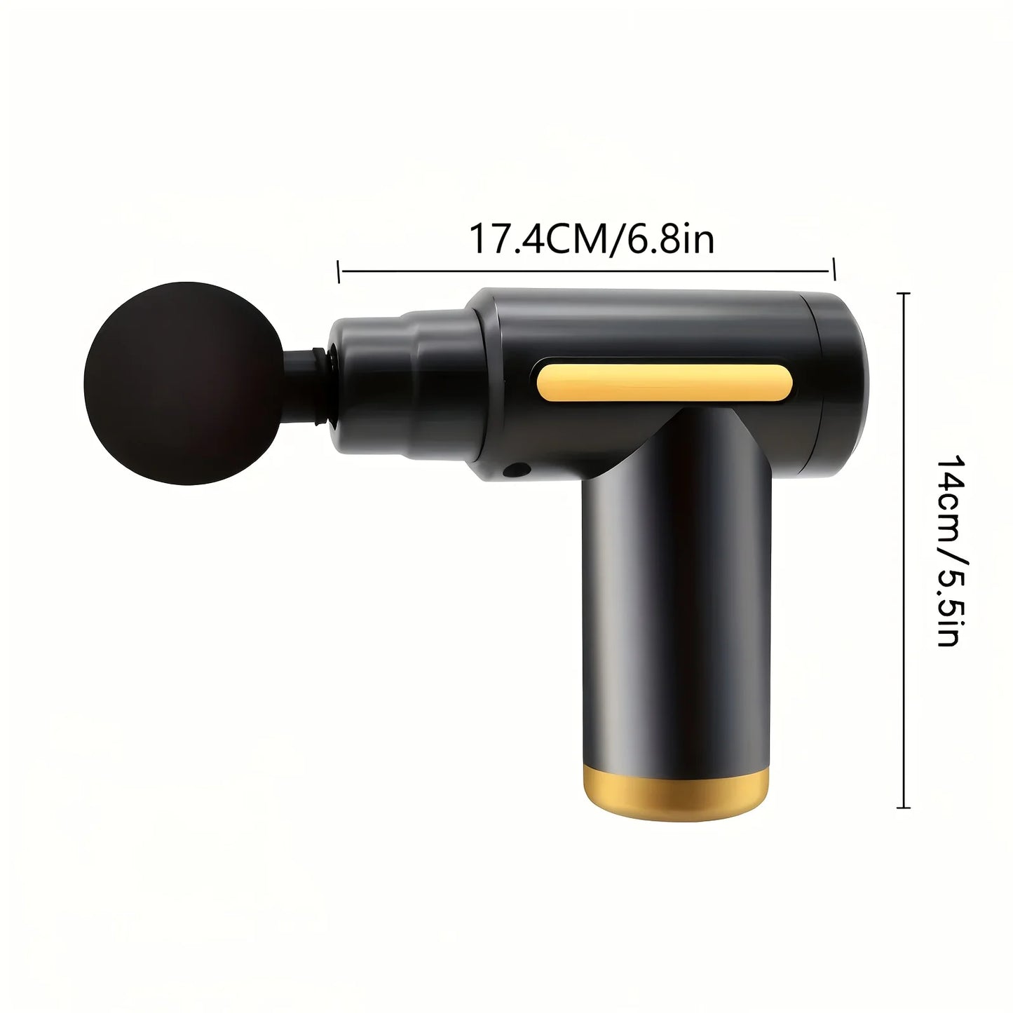 Altruism Fitness Hammer Compact Deep Tissue Massager With Interchangeable Heads