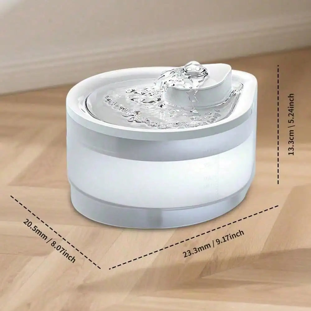 Wireless Cat Water Fountain USB Sensor Activated Dispenser