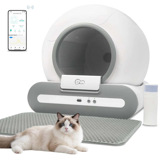 DOEL Self Cleaning Cat Litter Box 2.4G WiFi Control
