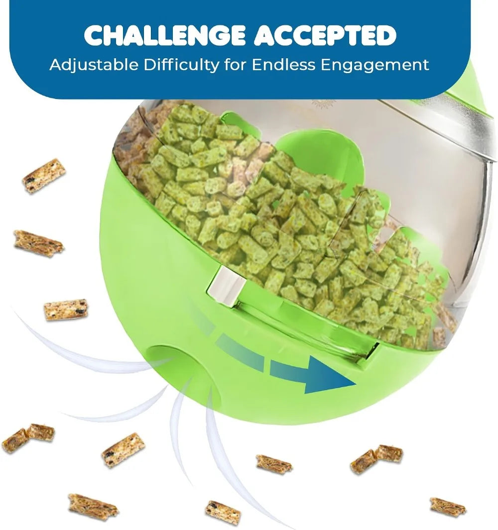 Interactive Dog Treat Ball For Small Dogs Slow Feeder Puzzle