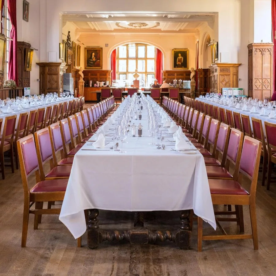 NONECN 12 Pack White Table Cloth For Rectangular Tables