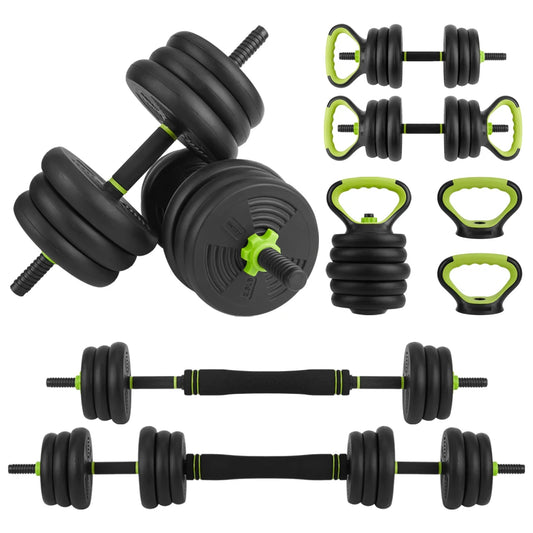 TWISTER.CK Adjustable Dumbbells 4 In 1 Home Gym Set Connector