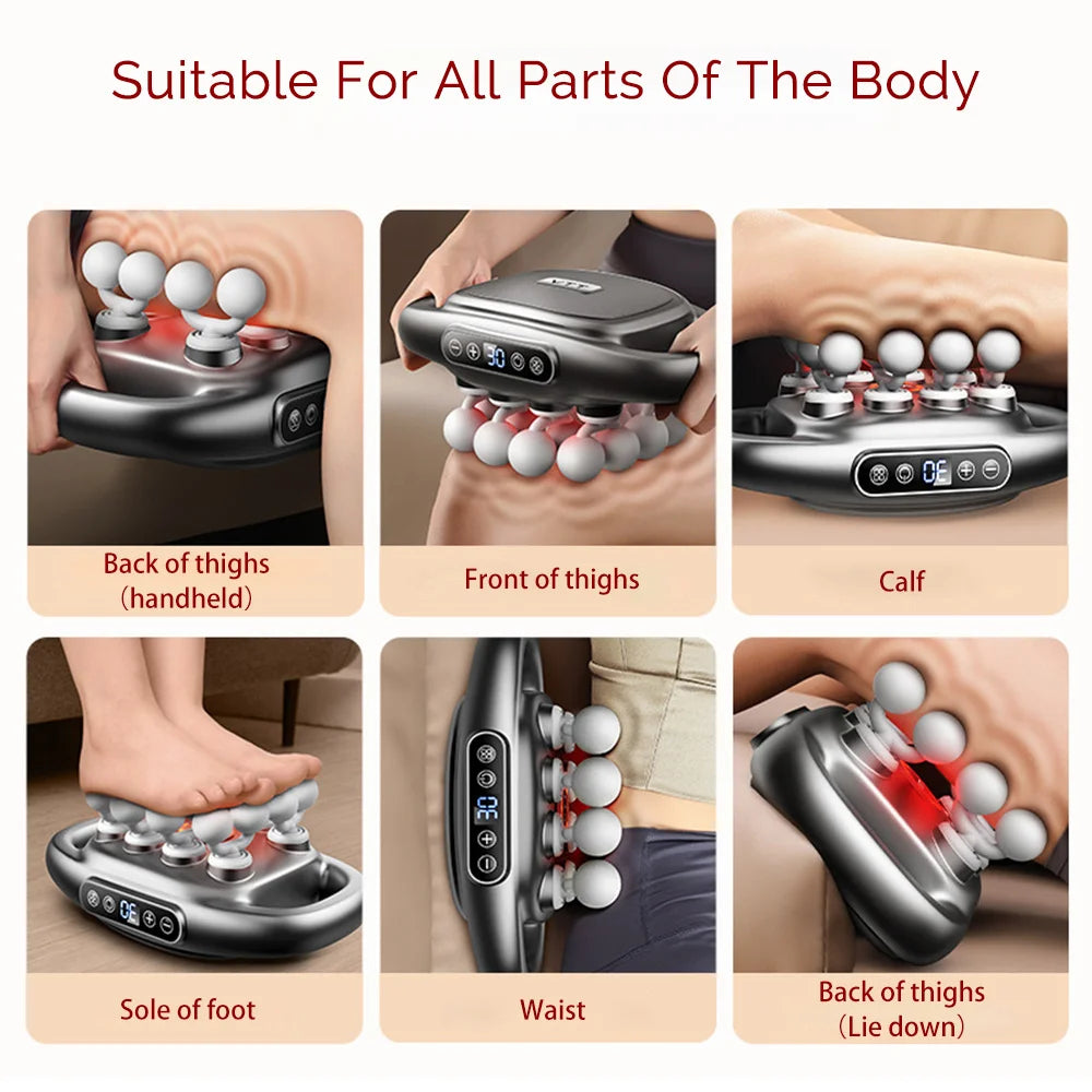 Foreverlily 16-Head Fascia Massage Gun High Frequency Vibration