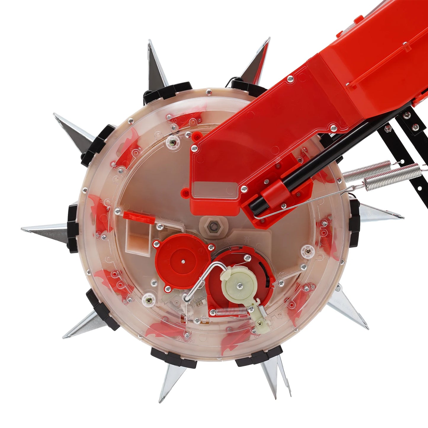 Manual Seeder With 10 Nozzles Hand Push Garden Planter