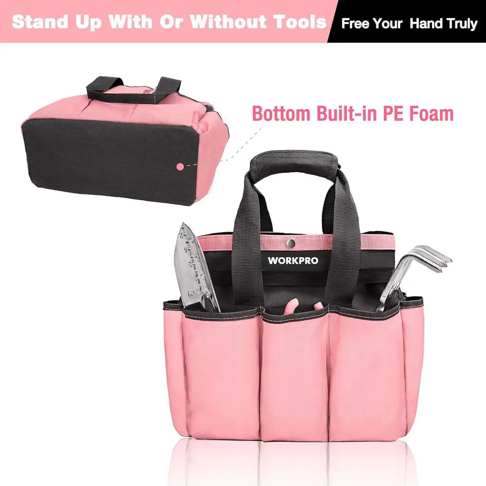 Garden Tool Storage Bag With 8 Pockets Organizer Durable